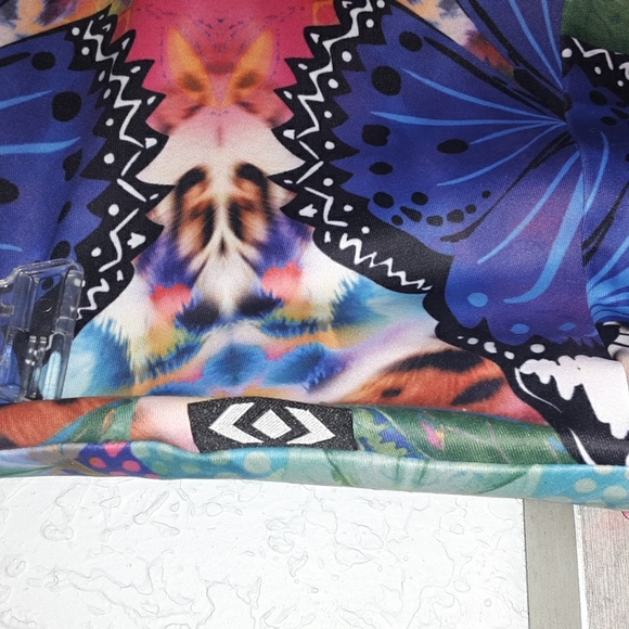 Womens xl tropical floral snake print - Picture 7 of 12